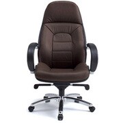 パソコンチェアー 肘付き ブラウン EVLT33BR Ovale(オバール)