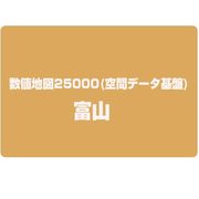 数値地図25000(空間データ基盤) 富山 [電子地図]