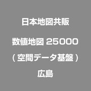 数値地図25000(空間データ基盤) 広島 [電子地図]