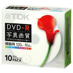 DR120PQ10T [録画用DVD-R 120分 1-16倍速 インクジェットプリンタ対応 10枚] 写真画質