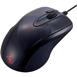 USB対応 光学式 ダブルクリックマウス ブラック MUS-CKT48BK