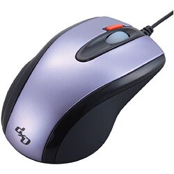 USB対応 光学式 ダブルクリックマウス パープル MUS-CKT48V