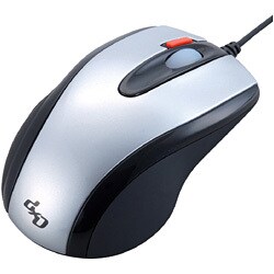 USB対応 光学式 ダブルクリックマウス シルバー MUS-CKT48SL