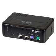 PS/2&USB接続 VGA（アナログRGB）/Audio対応 パソコン自動切替器 PC2台用 CG-PC2KVMCA