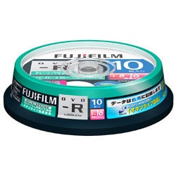 データ用DVD-R ホワイトレーベル インクジェットプリンター対応 4.7GB 16倍速 10枚 DDRP47HX10SP WT16X