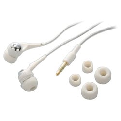 ステレオヘッドホン カナルタイプ AVHP01WH (ホワイト)