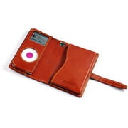 TUN-IP-300019 (キャラメルブラウンレザー/ゴールデングロースティッチ) [iPod nano（1st/2nd）用 キャリングケース] PRIE TUNEWALLET micro sienna
