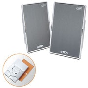 USB接続 2.0ch アンプ内蔵 フラットパネル・アコースティックサウンドシステム シルバー SP-XA10WS