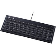 USB&PS/2対応 スタンダードキーボード ブラック FKB-U235BK