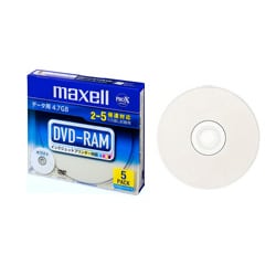 ヨドバシ.com - マクセル Maxell DRM47PWC.S1P5S A [データ用DVD-RAM 5 