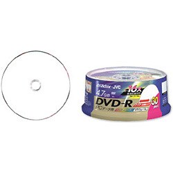 データ用DVD-R 4.7GB 16倍速 インクジェットプリンター対応 30枚 VD-R47SPL30