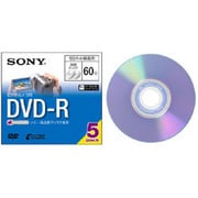 ビデオカメラ用 8cmDVD-R 両面 60分 5枚 5DMR60A