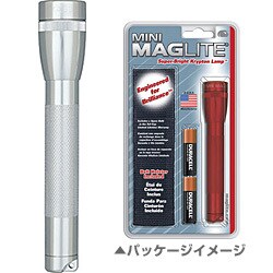 MINI MAGLITE（ミニマグライト） 2AA ホルスターコンボ シルバー M2A10H