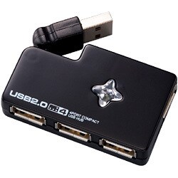 USB2.0ハブ 4ポート ブラック UH-2194BK