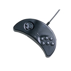 USBゲームパッド「達人」キーボードエミュレーターソフト付 10ボタン ブラック JY-P71UBK
