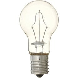 白熱電球 クリプトン電球 E17口金 25形（22W） 35mm径 クリア P351722C