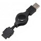 MBC403BK 巻取リUSB充電コードFOMAタイプ　黒 [USB充電コード]