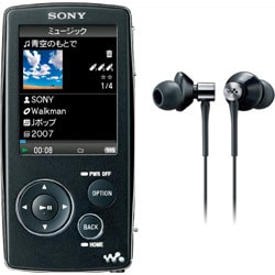 メモリーオーディオ WALKMAN(ウォークマン) 8GB ブラック NW-A808 B