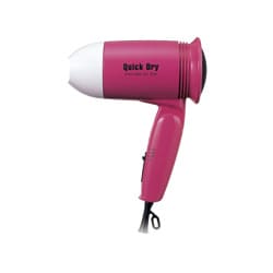 ドライヤー ピンク 小型ヘアドライヤー quick Dry(クイックドライ) DR-1165-P