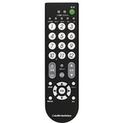 地上・BS・110度CSデジタル対応 テレビリモコン ATV-558D BK (ブラック)
