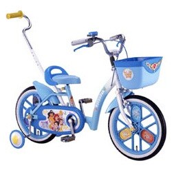 幼児用自転車(16型・押手棒付) プリンセス16ロイヤル(ブルー)