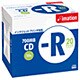 CD-R 700MB 52倍速 インクジェットプリンタ対応 ホワイト 5mmスリムケース 20枚 CDR80PWBx20PL