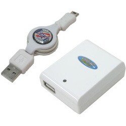AC/USBポート 2Way充電セット 白 [DS Lite用]