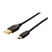 ミニUSBケーブル USB2.0対応 フェライト素子ねり込みタイプ 3m AUMFC30