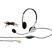 ヘッドセット 両耳イヤフォンタイプ シルバー HST605SV