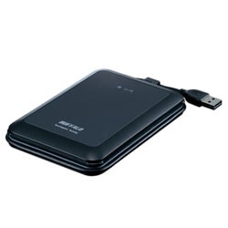 USB2.0対応 耐衝撃/セキュリティ対応 ポータブルHDD TurboUSB機能搭載 120GB ブラック HD-PSG120U2-BK
