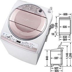 ヨドバシ.com - 東芝 TOSHIBA タテ型洗濯乾燥機（8.0kg） AW-80VE-WP 