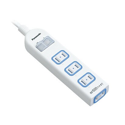 ザ・タップX 集中スイッチ付 4個口 3m ホワイト WHA25342WKP