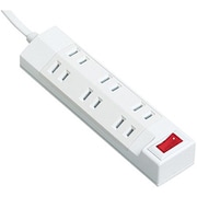 ザ・タップ マルチシリーズ 集中スイッチ付 6個口 1m ホワイト WHA29162WKP