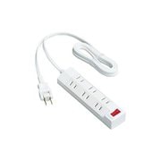 ザ・タップ マルチシリーズ 集中スイッチ付雷サージ 6個口 2m ホワイト WHA292627WKP