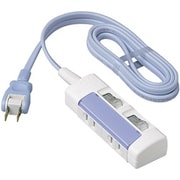 ザ・タップ スイッチシリーズ 個別スイッチ付 2個口 2m ブルー WHS2622DKP