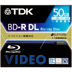 BDV-R50S [録画用BD-R  Ver.1.1 1-2倍速　50GB 1枚］