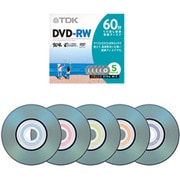 DRW60HCM5A [ビデオカメラ用8cmDVD-RW 60分 1-2倍速 5枚 カラー・リングミックス] 超硬
