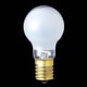 白熱電球 ミニクリプトンランプ E17口金 100V 40W形（36W） 35mm径 ホワイト フック包装 KR100V36WXW-LA