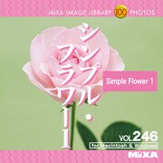 MIXA IMAGE LIBRARY Vol.246 シンプル・フラワー１ [Windows/Mac]