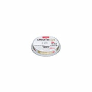 データ用DVD+R 2層 8倍速 10枚 ホワイト スピンドルケース インクジェットプリンタ対応 DVD+R8.5PWCx10S
