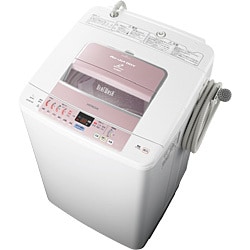 33％割引ホワイト系安い購入 HITACHI BW-8MV(P) 洗濯機 日立 ビートウォッシュ 洗濯機 生活家電ホワイト系