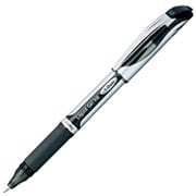 ゲルインキボールペン ENERGEL(エナージェル) キャップ式 1.0mm インク色:黒 本体色:シルバー 砲弾チップ 太字 速乾 BL60-A
