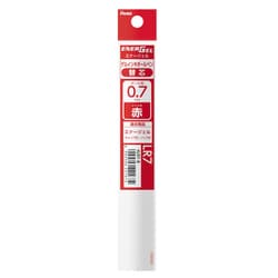 エナージェル専用替芯 0.7mm（細字）砲弾チップ 赤 XLR7-B