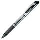 ゲルインキボールペン ENERGEL（エナージェル） キャップ式 0.5mm インク色：黒 本体色：シルバー ニードルチップ 速乾 BLN55-A