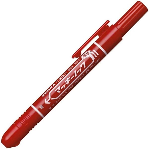 マッキーノック 細字 赤 P-YYSS6-R