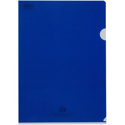 SLD2-32-09 A4クリアホルダーブルー