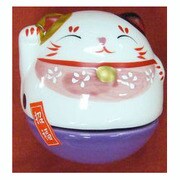 コロリン招き猫 パープル [コロリンマネキネコ パープル]