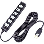 G-LINEタップ 2P 6個口 グレー 5m TAP-G001GY-50
