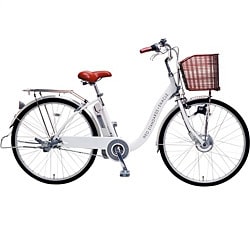 電動アシスト自転車(24型) CY-SPE24DK-W(ホワイト) エナクル