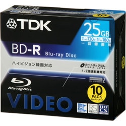 BDV-R25X10S [録画用BD-R  Ver.1.1 1-2倍速　25GB 10枚］